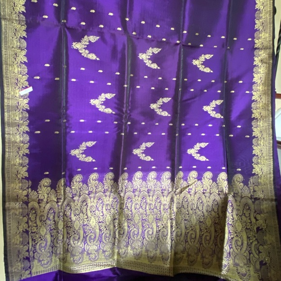 New Indian banarasi saree sari - Picture 4 of 5